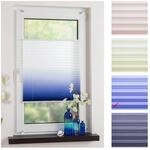 Liedeco&reg; Klemmfix Plissee Farbverlauf verspannt mit Klemmtr&auml;ger/Breite x...
