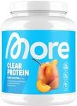 MORE Clear Protein, Peach Iced Tea, 600 g, Protein Drink mit Whey Isolat - made in