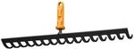 Fiskars OneClick Rechen 16 Zinken, Bodenrechen-Aufsatz f&uuml;r Saatbeete, M&uuml;heloses
