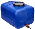 Garronda Wassertank 150 Liter Wasserbeh&auml;lter mit Deckel Regenwassertank