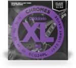 D'Addario E-Git.Saiten ECG24PL 11-50 Chromes Flatwound Plain Third - E-Gitarrensaiten