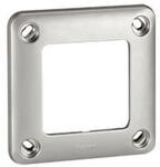 Legrand 077851 RAHMEN 1-FACH SOLIROC, Black