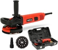 Betonschleifer Betonfr&auml;se Sanierungsfr&auml;se Set 1400W | Diamantschleifer 125 mm...