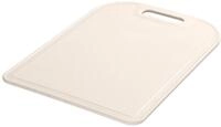 GastroMax Schneidebrett 35x25 cm BIO | Beige | Kunststoff-Schneidebrett mit Griff 