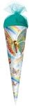 ROTH Motiv-Schult&uuml;te, Rainbow Butterfly, 50 cm, rund, T&uuml;llverschluss