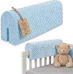 Bettkantenschutz f&uuml;r Kinderbetten Minky 90 cm - Schutz f&uuml;r Bettrahmen Baby Bett