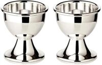 EDZARD Eierbecher Classo (H&ouml;he 5 cm) schwerversilbert, klassische Form, Silber