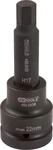 KS Tools 450.0463 3/4" Kraft-Bit-Stecknuss Innensechskant lang, 22mm