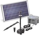 esotec Solar Teichpumpenset 25 650 LED pro Batt, Komplettset, Pumpe, Solarmodul,