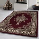 Carpetsale24 Orient Teppich 120x170 cm Rot, Stilvoller Wohnteppich im Retro-Look,