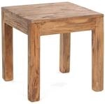 DESIGN DELIGHTS RUSTIKALER COUCHTISCH Square 50" | Recyclingholz, massiv,...