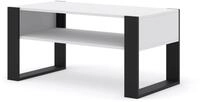 BIM Furniture Couchtisch 100 x 50 x 50 cm - Wohnzimmertisch mit Schwarzen