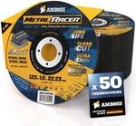 50x Metall-Trennscheibe &Oslash; 125 x 1 x 22.23mm - Die Metalltrennscheibe Metal...