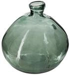 Atmosphera - Runde Vase - recyceltes Glas - khakigr&uuml;n D23 cm - Khaki