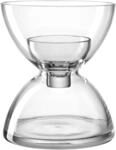 LEONARDO HOME Diabolo Vase, 1 St&uuml;ck, formsch&ouml;ne Vase aus Glas, handgemachte