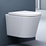 doporro H&auml;nge WC mit 360&deg; Tornado-Sp&uuml;lung sp&uuml;lrandlos Wand-WC 52&times;36,5&times;35cm