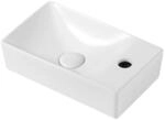 ALONI Waschbecken G&auml;ste-WC 38x22 cm Wei&szlig;