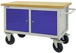 ADB Werkbank 130x84x60cm Tischwagen 2 T&uuml;ren + Fachboden Rollwagen...