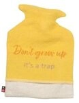 David Fussenegger W&auml;rmflasche Juwel 'Don't grow up' 0,8 L 18 x 28 cm Gelb