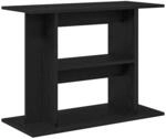 vidaXL Aquariumst&auml;nder Schwarz Eichen-Optik 80x35x60 cm Holzwerkstoff,