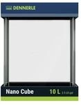 Dennerle Nano Cube, 10 Liter - 20 x 20 x 25 cm - Mini-Aquarium mit abgerundeten...