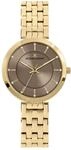 JACQUES LEMANS Damen-Armbanduhr Milano Goldfarben/Weinrot 1-2211H