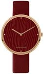 JACQUES LEMANS Damen-Uhren Analog Quarz One Size Rot 32017057