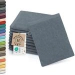 ZOLLNER 10er Set Waschlappen - weiche und saugstarke Waschhandschuhe - waschbar...