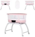 Chipolino Beistellbett Sogno 2 in 1 Spieltisch, Fernbedienung, eingebaute Waage...