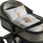 Babydecke Kuscheldecke Baby Decke Winterdecke mit Pl&uuml;schstoff 75x60 cm + Kissen