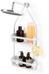 Umbra Flex H&auml;ngende Duschablage mit 2 Ablagen, Badewannenablage und Bad-Organizer,