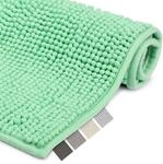 Beautissu Badematte rutschfest 50x50 cm Chenille Badezimmerteppich Flauschig