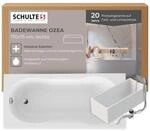 Schulte Badewanne Ozea, 170x75 cm, Komplett inkl. Wannentr&auml;ger und Ablauf, aus