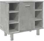 vidaXL Badezimmerschrank, Waschbeckenunterschrank mit Stauraum, Badezimmer