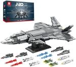 Reobrix J-20 Milit&auml;r-Kampfflugzeug-Baustein-Sets 33025, Stealth Fighter