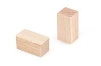 Metrie&trade; 200 St&uuml;ck Holzbausteine, Baukl&ouml;tze aus Buchenholz, 35 x 17.5 x 17.5...