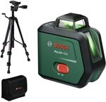 Bosch Linienlaser PLL360‑15G mit Stativ TT120, 360&deg;‑gr&uuml;ne Linien, IP54,