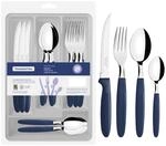 Besteckset Ipanema 25-teilig blau Tramontina