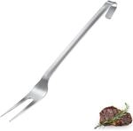 Westmark Fleischgabel Pro &ndash; Edelstahl Tranchiergabel mit langen Zinken &