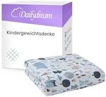 Dailydream Kinder Gewichtsdecke | 135x200 | 2,5 kg | Motiv Wald | aus 100%...