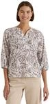 Cecil 3/4-Arm Tunika mit Bl&auml;tterprint Light Alabaster White L