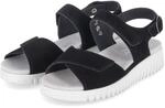 Semler C7085042/001 SP Damen Flache Sandalen Rauleder in Black - Gr. 37,5