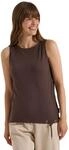 Cecil Top in Rippstruktur mit U-Boot-Ausschnitt Brown Cacao L