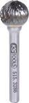 KS Tools 515.3286 HM Kugel-Fr&auml;sstift Form D, 16mm