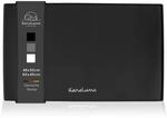 KaraLuna Premium Silikon Napfunterlage 60 x 40 cm (Schwarz, Eckig) Futtermatte Katze