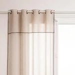 Atmosphera &ndash; Vorhang Fred aus Metall, 140 x 240 cm, Wei&szlig;