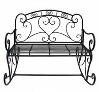 Spetebo Metall Schaukelbank 2-Sitzer - 110 x 101 x 94 cm