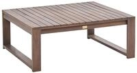 Garten Beistelltisch Akazienholz dunkelbraun rechteckig 90x75cm Timor II