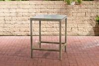 CLP Polyrattan Tisch Alia 5mm I Gartentisch Rundrattan I Bartisch Mit...