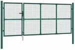 vidaXL Mesh Gartentor, Abschlie&szlig;bare Gartent&uuml;r Hoft&uuml;r mit Riegel,...